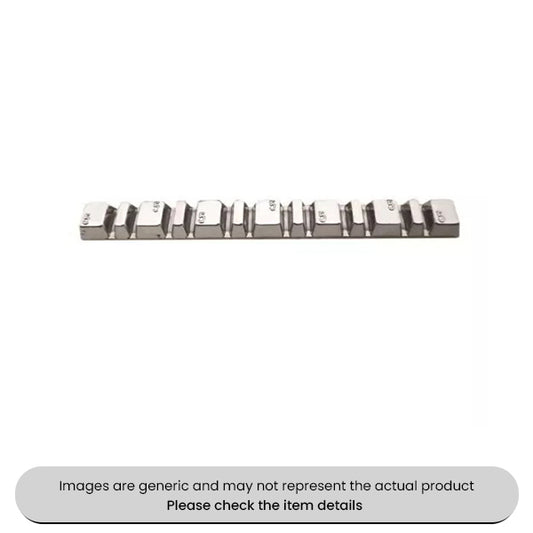 Adhesive Lead Balance Weights 11X6.2mm 50G For Motorcycles Pack Qty 25