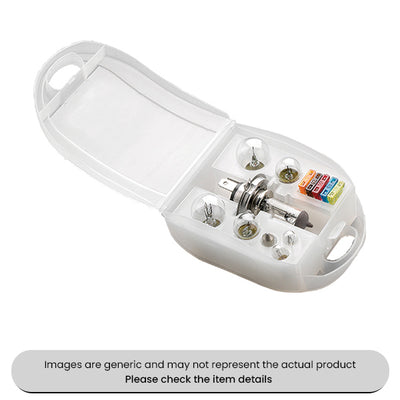 12V Auto Bulb Kit H4 With Extra Bulbs & Fuses Pack Qty 1