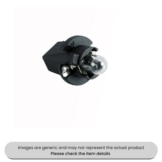 Black PCB Bulbs BT8.5D, 12V, 1.2W Pack Qty 10