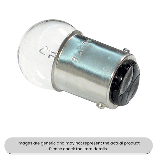 SBC Sidelight & Wedge Bulbs BA15d, 12V, 5W Pack Qty 10