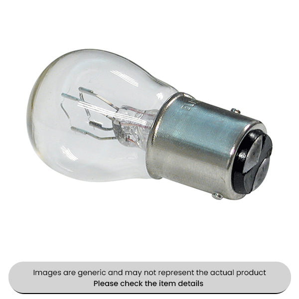 Red BAY15d Offset Index SBC Bulbs 12V, 21/5W Pack Qty 10