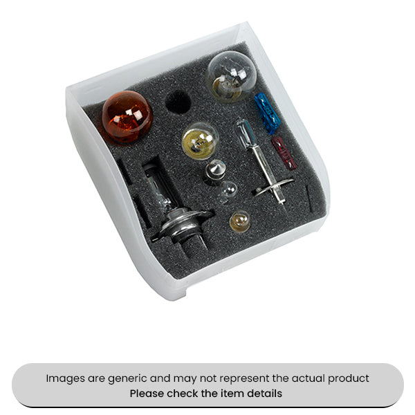 12V Auto Bulb Kit H1 H7 With Extra Bulbs & Fuses Pack Qty 1