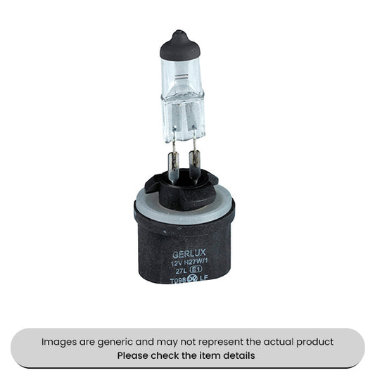 Halogen Headlight Bulbs H27W Cap PG13, 12V, 27W Pack Qty 1