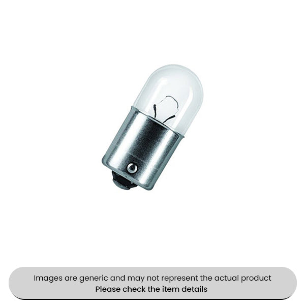 SBC Sidelight & Wedge Bulb BA15d, 12V, 5W Pack Qty 10