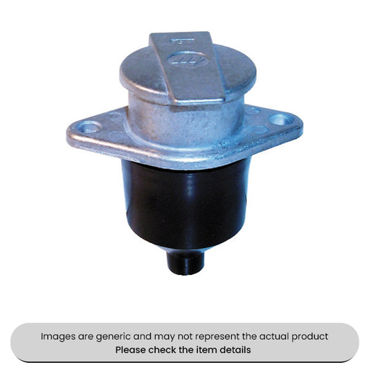 Metal Body Electrical Coil Socket 7 Pin, 24N Pack Qty 1