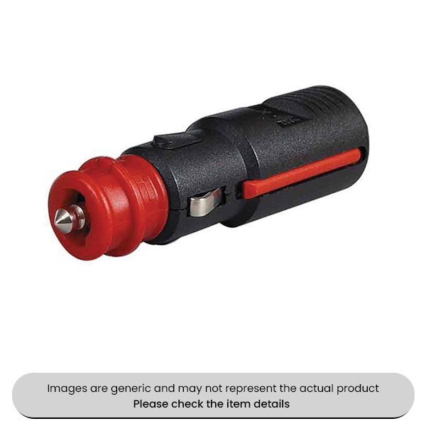Cigarette Lighter Plug With Red Adaptor Pack Qty 1