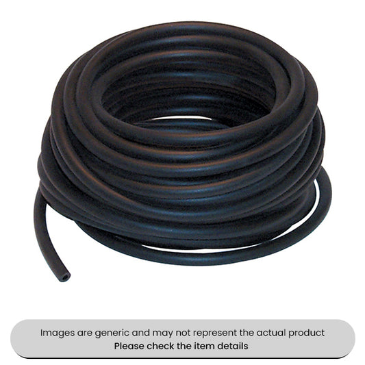 Black Rubber Tubing For Windscreen Washers 3MM, 30M Pack Qty 1