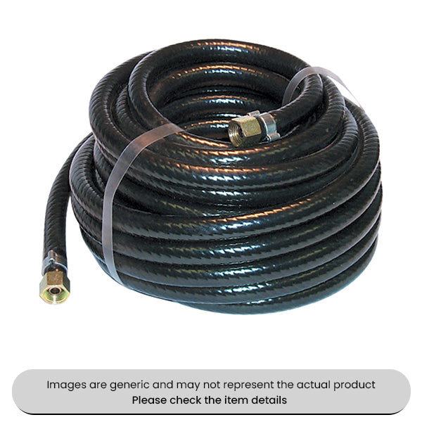 Overbraided Air Line Hoses With 1/4" BSP Swivel Nuts 20M, 8MM Pack Qty 1