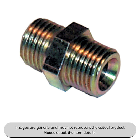 Male PCL Double Unions Parallel Thread 1/4" BSP Pack Qty 5