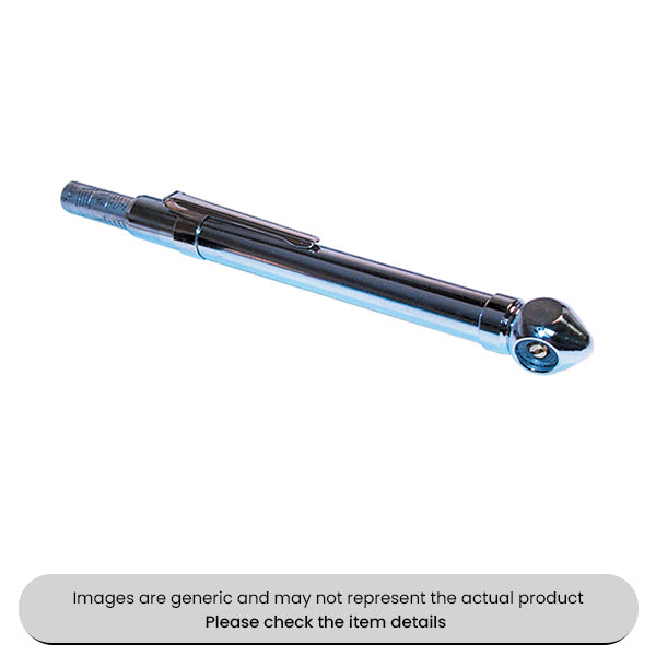 Pocket Tyre Pressure Gauge With Angled Head 0.5-3.4 Bar Pack Qty 1