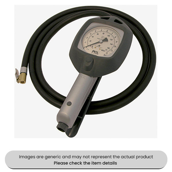 Dial Type Tyre Inflator Fast Inflation/Deflation Rates Pack Qty 1