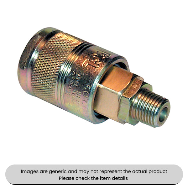Male PCL 60 Series Couplings Made in Sheffield 1/4" BSP Pack Qty 1