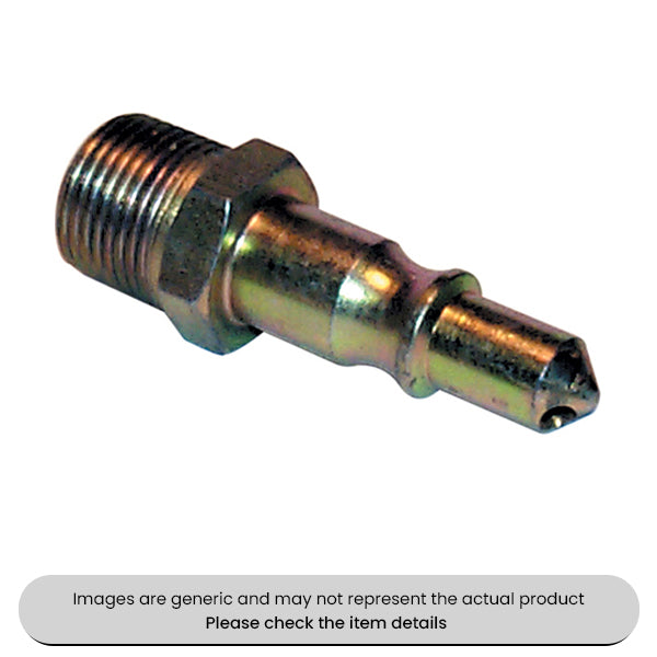 Male PCL 60 Series Screwed Adaptor Made in Sheffield 1/4" BSP Pack Qty 3
