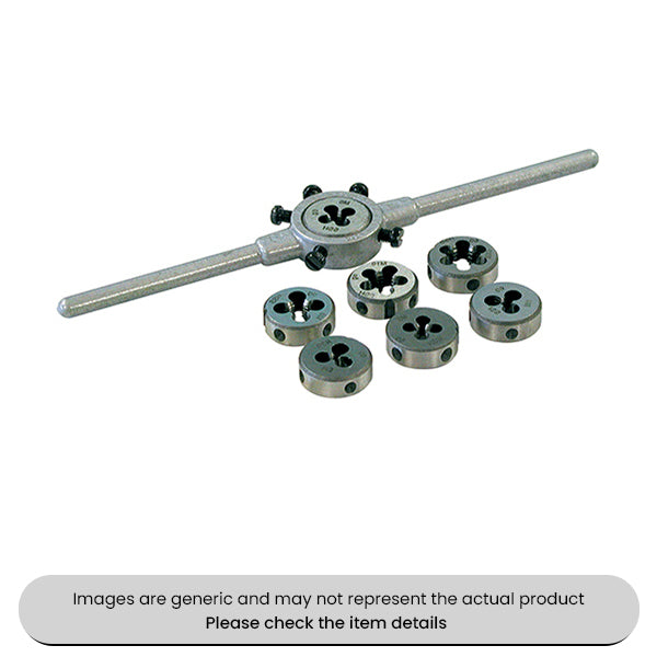 HSS Solid Die Set Die Stock M3-M12 Pack Qty 1