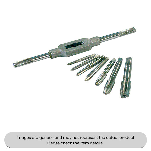 Adjustable Tap Wrench HSS Second Tap Set M3-M12 Pack Qty 1