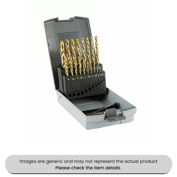 Pro HSS-G Jobber Drills Set Kit Metric 1- 10MM Pack Qty 1