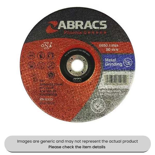 Cutting Proflex Extra Thin Discs 230X1.8MM, 22MM Pack Qty 10