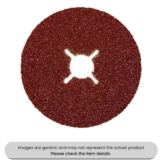 Fibre Sanding Aluminium Oxide Discs P24, 115MM, 22MM Pack Qty 25