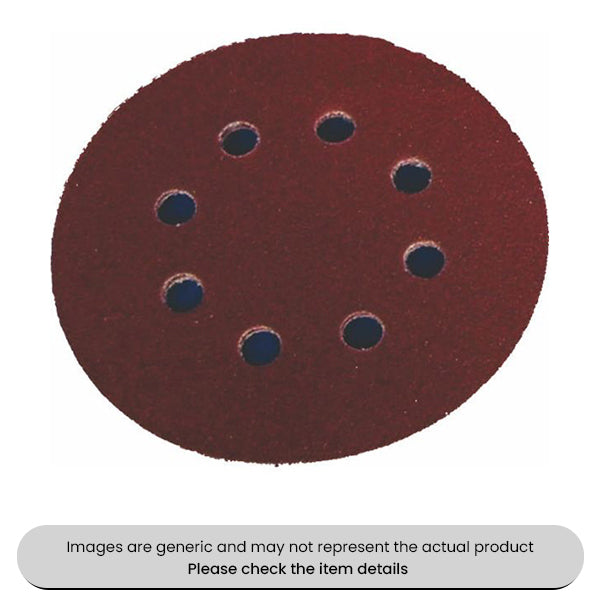 Multi Material Hook & Loop Sanding Discs P80, 150MM Pack Qty 25