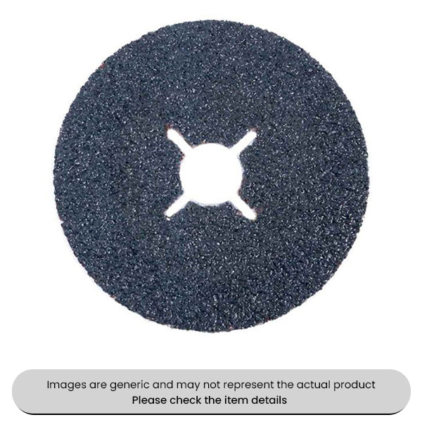 Fibre Sanding Zirconium Discs P36, 115MM, 22MM Pack Qty 25