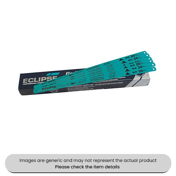 Eclipse Predator Flexible Bimetal Plus Hacksaw Blades 12" 32TPI Pack Qty 20