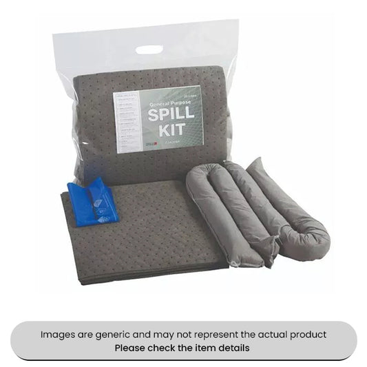 Universal Spill Control Kits 20L With Disposal Bag And Zip-tie Pack Qty 1