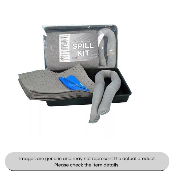 Oil Spill Kits 20L With Clip-close Bag & Tripi-Tray Pack Qty 1