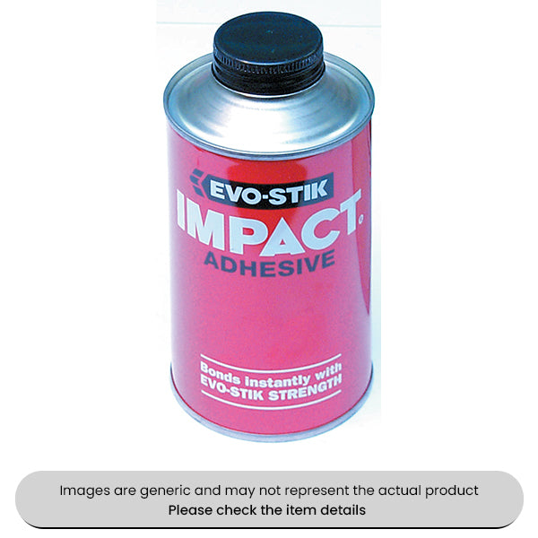 Evo-Stik Impact Adhesive 500ML Applicator Brush Tin Pack Qty 1
