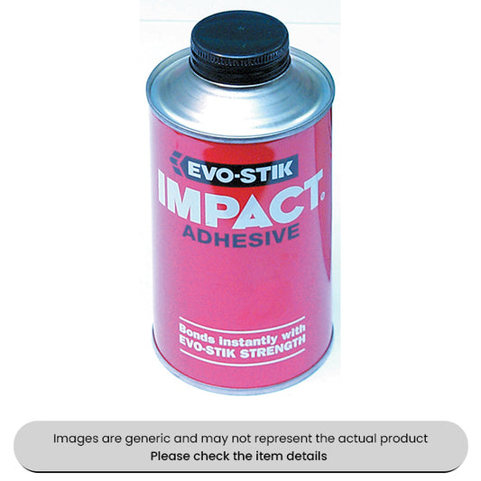 Evo-Stik Impact Adhesive 500ML Applicator Brush Tin Pack Qty 1