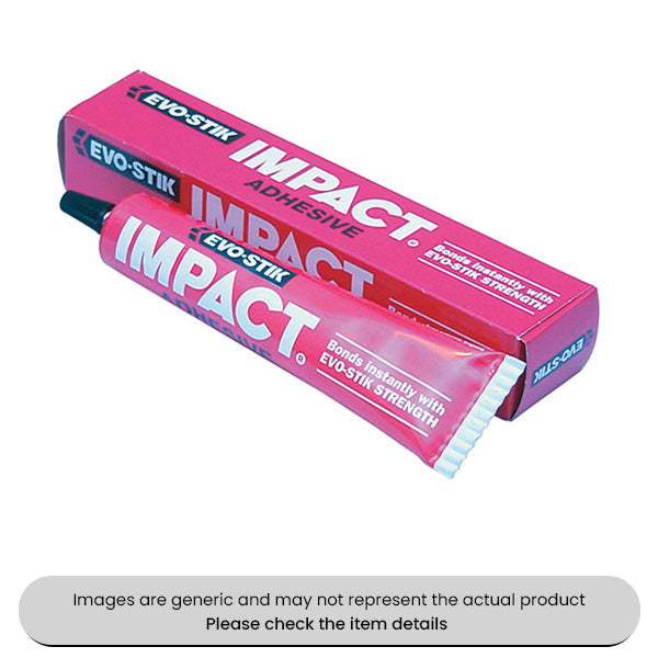 Evo-Stik Impact Adhesive 500ML Applicator Brush Tin Pack Qty 1