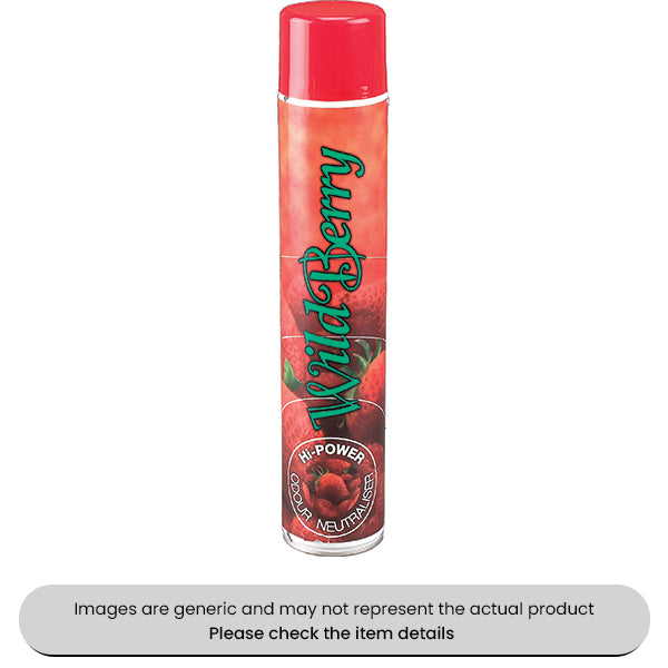 Wild Berry Air Freshener 750ML Power Aerosol Large Cans Spray Pack Qty 1