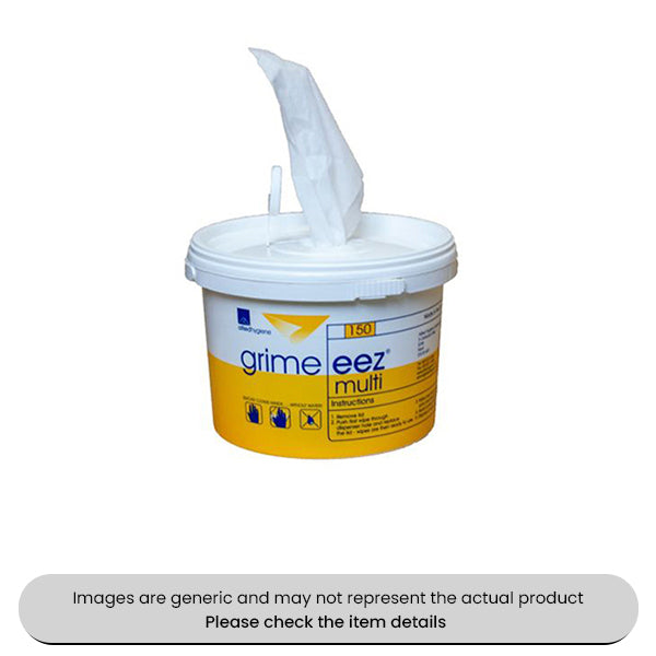 Non-Abrasive Hand Wipes Tub Of 100 Pack Qty 1