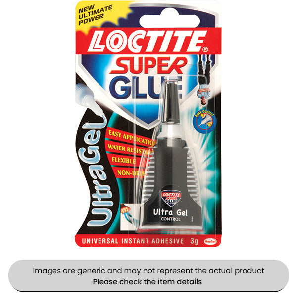 Super Glue Ultra Gel 3G Tube Pack Qty 1