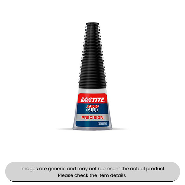 Ethyl Cyanoacrylate Clear Liquid Super Glue Precision 5G Pack Qty 1