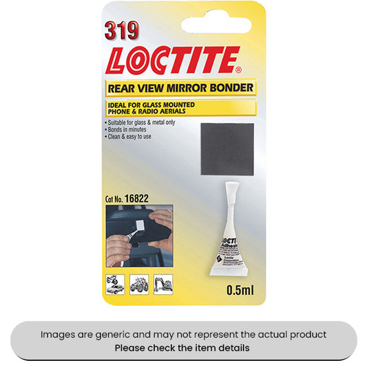 Rear View Mirror Bonder Bonds Metal & Glass 0.5ML Pack Qty 1
