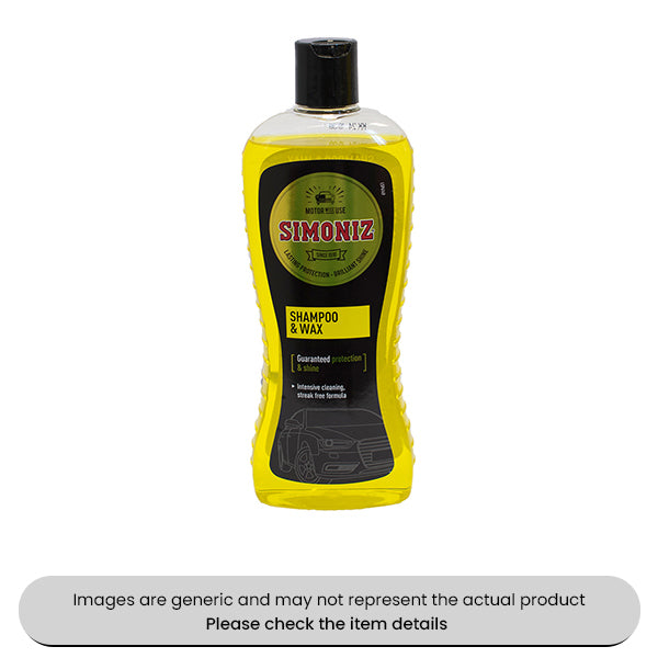 Simoniz Shampoo & Wax 500ML Intensive Cleaning Pack Qty 1