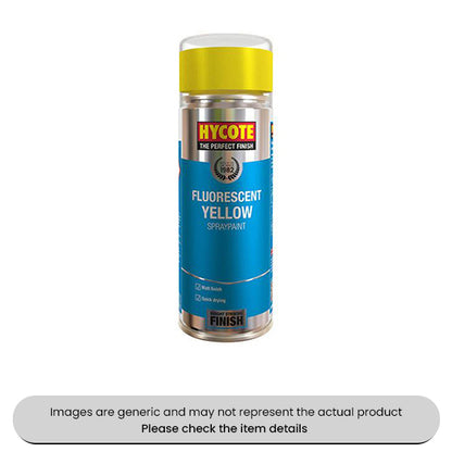 Fluorescent Yellow Paint Matt Finish 400ML Pack Qty 6