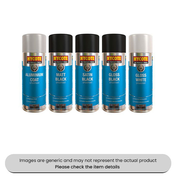 Gloss Black Automotive Paint 400ML Aerosols Pack Qty 6