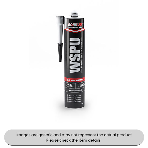 Black Polyurethane Windscreen Sealant 300ML Cartridge Pack Qty 1