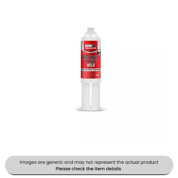 Cream Universal Bondloc Plastic Weld 25ML Pack Qty 1