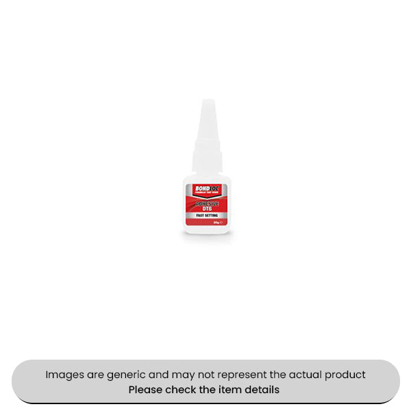 Clear High Strength Bondloc DTB Superglue 20G Pack Qty 1
