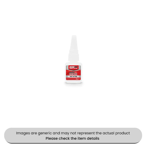 Clear Universal Bondloc Quickfix Adhesive 25G Pack Qty 1