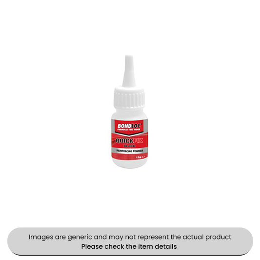 Black Universal Bondloc Reinforcing Powder 15G Pack Qty 1