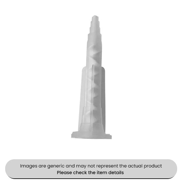 Clear Plastic Bondloc Mixer Nozzles Pack Qty 10