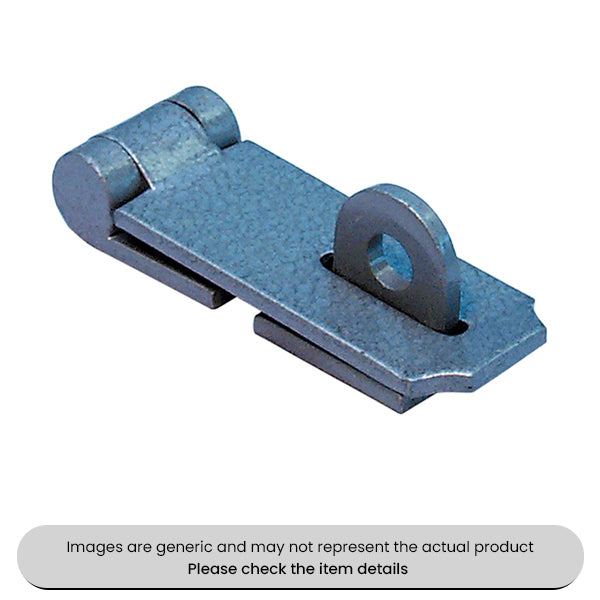 Battleship Grey Hasp & Staples 180X50mm Pack Qty 1