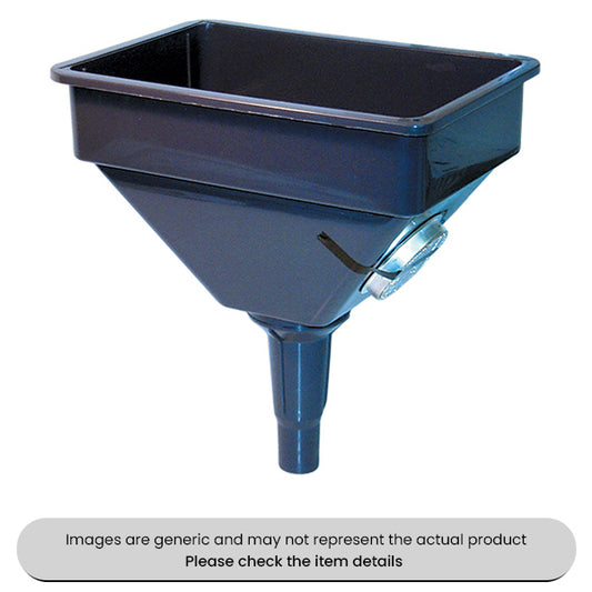 Rectangular Funnel With Stainless Steel Filter 300MM Pack Qty 1