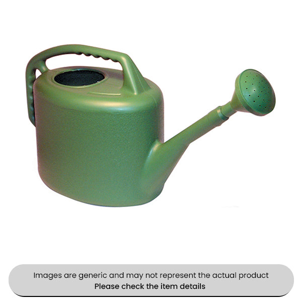 Polythene Watering Can 10L With Watering Rose Pack Qty 1