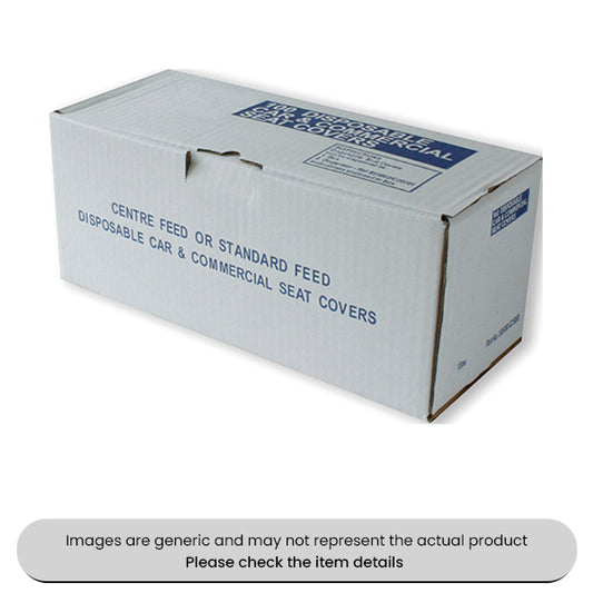 Standard Disposable Car Seat Covers Centre Feed Dispenser Box Pack Qty 100