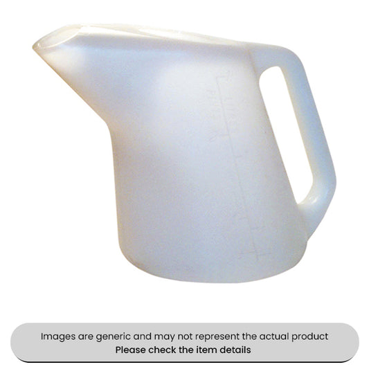 Heavy Duty Polypropylene Measuring Jugs 5L Pack Qty 1