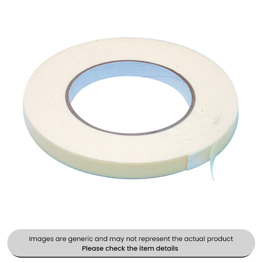 White Double Sided Adhesive Foam Tape 25MMX10M Pack Qty 3